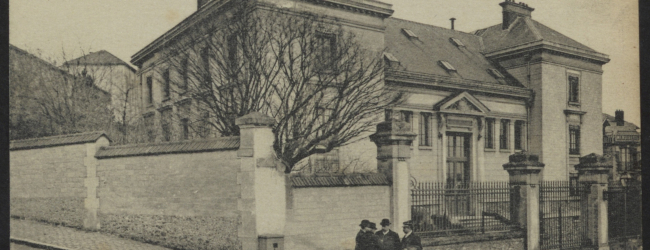 Palais de justice de Pontoise, vers 1910,  ADVO, 30 FI 140 615.