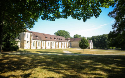 vue d'ensemble de l'abbaye de Maubuisson